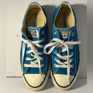 Size M-7 - W-9 Converse Chuck Taylor All Star OX Cyan Space, Blue